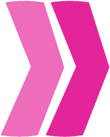 A pink arrow on a transparent background designed to catch attention and convey the benefits of novated lease.